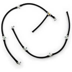 Upgraded Fuel Injector Return Line Kit Fit for 2004.5-2010 6.6L LLY Duramax Diesel Pickup Truck Engines Left And Right Hand Side 98062291 97328733 0928402097 0928400552