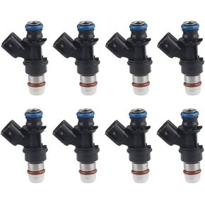 JDMON Compatible with Fuel injectors Chevy Silverado 1500 2500 3500 Tahoe Avalanche GMC Sierra 1500 2500HD 3500 HD Yukon Yukon XL 1500 2500 4.8L 5.3L 6.0L 6.2L 2007-2009 Replace 12580681 8pcs