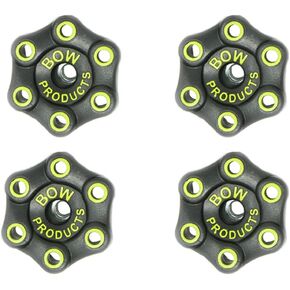 Bow Products Bow Knobs KNB4-4-Pack Knob Hardware Kit - Universal Knobs for Most Featherboards, Jigs and Guides - Fits FeatherPRO, FeatherDUO and Other Woodworking Accessories
