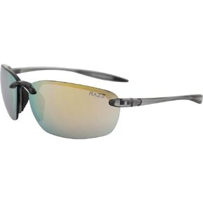 Eyewear Lyte Sports and Motorcycle Riding Sunglasses Frameless w/Smoke Mirrored Lenses
