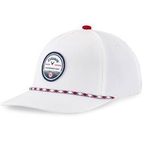 Callaway Golf Bogey Free Retro Collection Headwear (OS, White/Red/Navy)