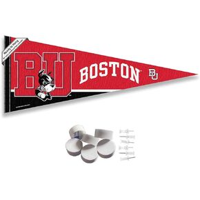 شركة College Flags & Banners Co. وسادات تثبيت على شكل راية وعلم بوسطن تيريرز على الحائط