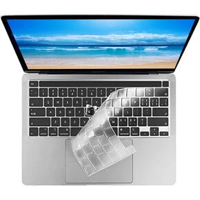 Clear Ultra Thin TPU Keyboard Cover for 2022 MacBook Pro 13" M2 /M1(2020)/MacBook Pro 16"(2019/2020),A2338 A2289 A2251 A2141 US Layout Keyboard Protector with Touch Bar,Keyboard Protector Skin