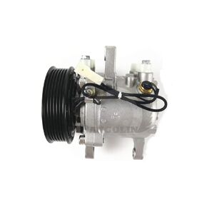 PANGOLIN 3P999-00620 Air Conditioner Compressor SVO7E 6PK Air Conditioning Compressor with Clutch Assy for Kubota M135GX GXDTC M136 SV07E Aftermarket Parts