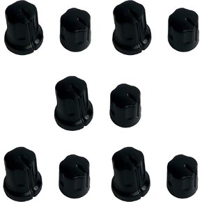 5 x Volume Control knob and Channel Selector Knob for Motorola GP300 GP88 Two-Way Radio Replacement Button Cap