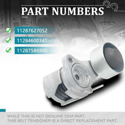 IRONTEK 11287627052 مجموعة بكرة شداد الحزام مناسبة لسيارات BMW (2008-2011 X6/2011-2012 740i/ 2011-2012 740Li) #11287586900 11284600341 in Saudi Arabia