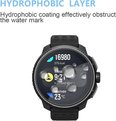 متوافق مع واقي شاشة سباق SUUNTO (3 عبوات) SmartWatch 9H من الزجاج المقسى الخالي من الفقاعات in Saudi Arabia
