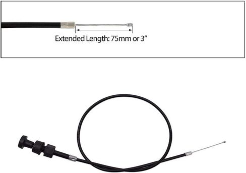labwork 30 Inch Push Pull Choke Throttle Cable Replacement for Yamaha PW50 Pee Wee 50 Y-Zinger 1981-2009 in Saudi Arabia