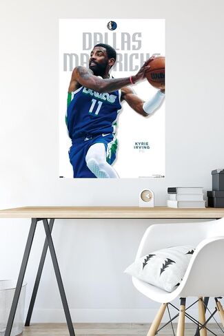 ملصق حائط من Trends International NBA Dallas Mavericks - Kyrie Irving Features Series 23، 22.375 بوصة × 34 بوصة، إصدار ممتاز غير مؤطر in Saudi Arabia