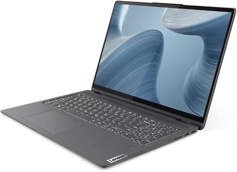 Lenovo IdeaPad Flex 5 2-in-1 Laptop, 16" 2.5K(2560 x 1600) Touch, Intel Core i7-1255U, Intel Iris Xe Graphics, 16GB RAM 512GB SSD SSD, Backlit Keyboard, Wi-Fi 6, Windows 11 Home, with 5ave Stylus Pen in Saudi Arabia