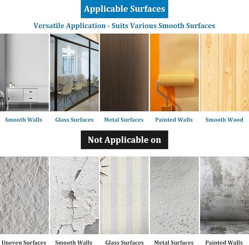 ورق اتصال السبورة المغناطيسية | ملصق جداري للأطفال، للمنزل والمكتب، ورقة سبورة سوداء مقاس 40 × 18 بوصة in Kuwait