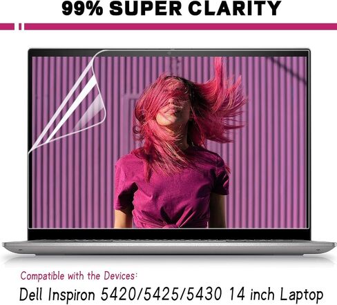 (2 Pack) Screen Protector for 14 inch 16:10 Aspect Laptop, Compatible 14" HP/Dell/Sony/ASUS/Samsung/Lenovo/Acer/MSI/LG/Razer Blade 16:10 Laptop, 5H Anti Scratch HD Clear Screen Film in Saudi Arabia