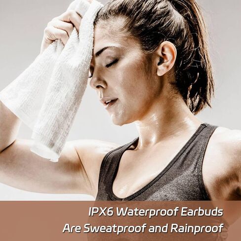 barsone Sleep Earbuds for Side Sleepers, Mini Invisible Wireless Bluetooth 5.3 Ear Buds, Micro Sleep Noise Cancelling Headphones, Hidden Earbuds for Small Ears Sleeping, Working, Exercise (Black) in Kuwait