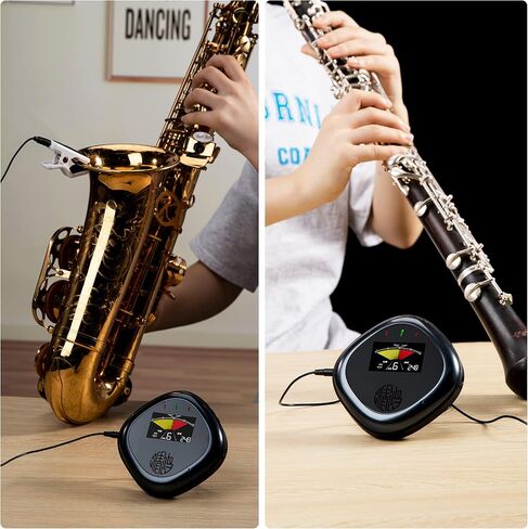 جهاز ضبط المسرع الرقمي EX للآلات النحاسية والرياح - الساكسفون والبوق والكلارينيت والفلوت - ضبط حساس مضاد للتداخل in Kuwait