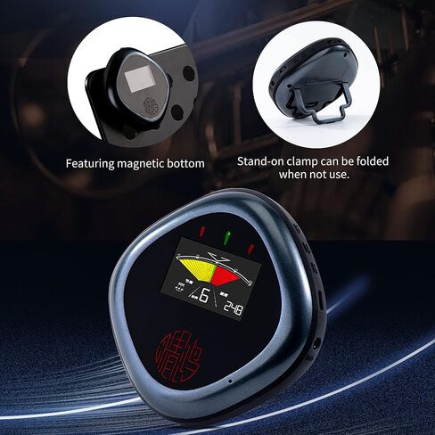 جهاز ضبط المسرع الرقمي EX للآلات النحاسية والرياح - الساكسفون والبوق والكلارينيت والفلوت - ضبط حساس مضاد للتداخل in Kuwait