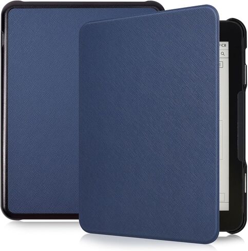 Caweet Case for Nook GlowLight 4 Plus 7.8" 2023 Release, Ultra Lightweight PU Leather Shell Cover with Magnetic Closure, Black in Kuwait