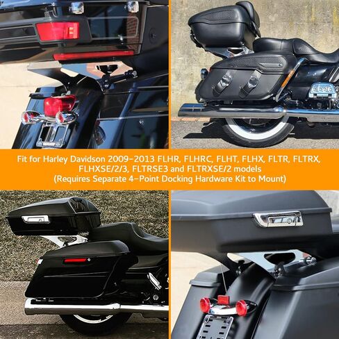 رف أمتعة قابل للفصل من الكروم PBYMT متوافق مع Harley Touring Street Glide Road King Electra Glide 2009-2013 in Kuwait