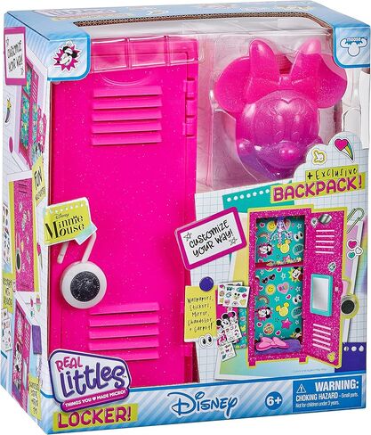 REAL LITTLES Disney - Minnie Mouse Locker and Exclusive Backpack. Customize Your Locker with 10 Surprises in Kuwait