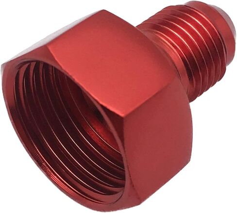 10AN to 6AN Fitting Adapter Female -10 AN to Male Flare 6 AN Reducer Fuel Line Hose Fittings Aluminum Black in Saudi Arabia