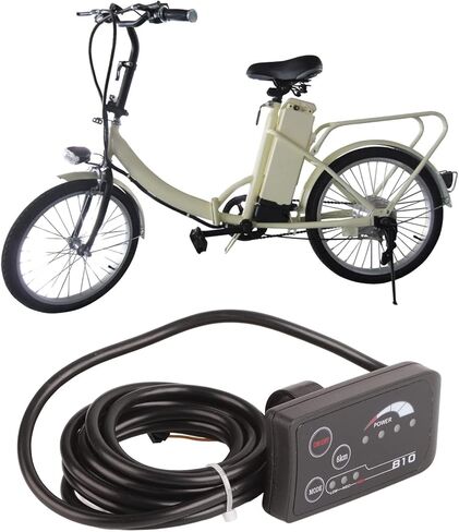 810 Led Display for Electric Bike, Ecotric 36V 810 Display,E Bike LCD Display Panel with 5 Wire Cable Control, Enhanced Control and Monitoring for Electric Bikes in Kuwait