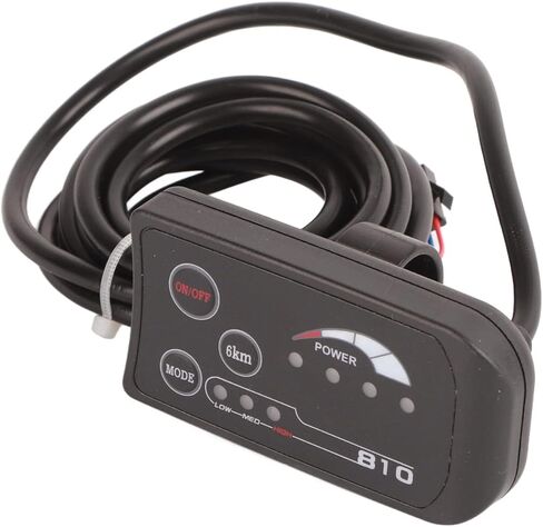 810 Led Display for Electric Bike, Ecotric 36V 810 Display,E Bike LCD Display Panel with 5 Wire Cable Control, Enhanced Control and Monitoring for Electric Bikes in Kuwait