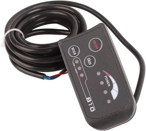 810 Led Display for Electric Bike, Ecotric 36V 810 Display,E Bike LCD Display Panel with 5 Wire Cable Control, Enhanced Control and Monitoring for Electric Bikes in Kuwait