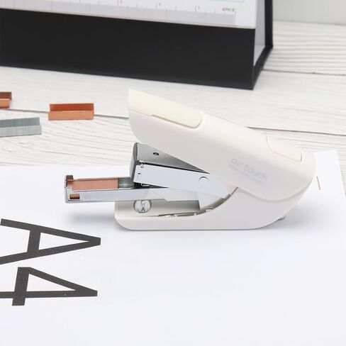 MEI YI TIAN Effortless Stapler Heavy Duty Office Desktop Staplers Power Saving Manual Stapling Low Force Small Black Stapler 20 Sheet Capacity for Desk Office School Home in Saudi Arabia