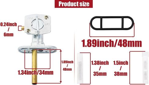 Fuel Petcock Valve Switch Compatible with Yamaha BW200 BW200E BW80 FZR600 FZR600R PW80 RT100 TTR125 WR250F WR250W WR250Z WR400F WR426F WR450F WR500Z XJ750M XT600E Pack of 2 in Saudi Arabia