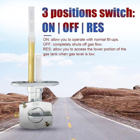Fuel Petcock Valve Switch Compatible with Yamaha BW200 BW200E BW80 FZR600 FZR600R PW80 RT100 TTR125 WR250F WR250W WR250Z WR400F WR426F WR450F WR500Z XJ750M XT600E Pack of 2 in Saudi Arabia