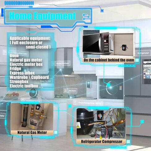 طفاية حريق أوتوماتيكية - طفاية حريق للسيارة - سهلة التركيب - تطفئ أنواع الحرائق A/B/C/E/F - مثبط حريق صغير لسيارات الدفع الرباعي، والشاحنات الصغيرة، والشاحنات، وRV (عبوة واحدة) in Kuwait