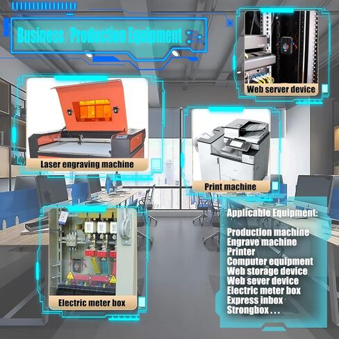 طفاية حريق أوتوماتيكية - طفاية حريق للسيارة - سهلة التركيب - تطفئ أنواع الحرائق A/B/C/E/F - مثبط حريق صغير لسيارات الدفع الرباعي، والشاحنات الصغيرة، والشاحنات، وRV (عبوة واحدة) in Kuwait