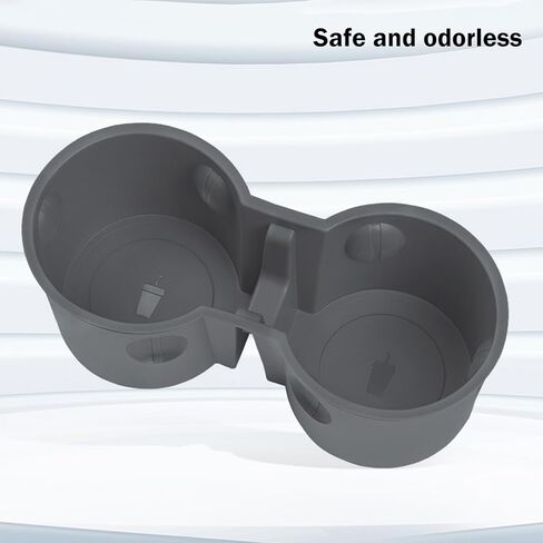 Cup Holder Insert for 2017-2023 Tesla Model 3, 2021-2024 Model Y, Center Console Slot Slip Limit Clip TPE Space Gray in Kuwait