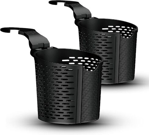 Car Cup Holder, ZIRANSHU 1 Pcs Black Universal Car Headrest Backrest Cup Holder Car Back Seat Auto Storage Hanging Water Bottle Holders Beverage Holders Storage Holders Truck Auto Interior Organize in Saudi Arabia