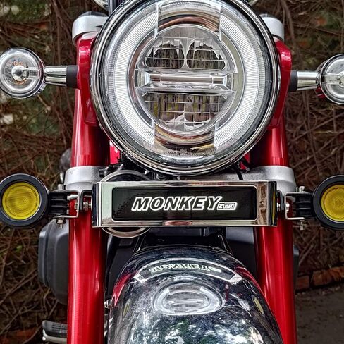 مجموعة الشعار الأمامي LED مع حزام أسلاك متوافق مع Monkey 125 Z125 2019-2023 in Kuwait