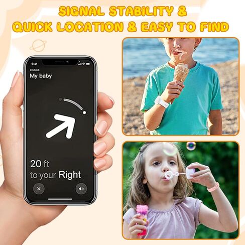 سوار Smart Tag 2 مقاوم للماء، عبوتان من سوار معصم السيليكون متوافق مع حافظة حامل Samsung Galaxy SmartTag2، غطاء كامل لساعة SmartTag 2 ملحقات مخفية (أبيض + وردي) in Kuwait