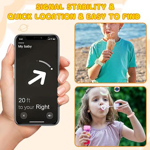 2 حزمة Smart Tag 2 سوار مقاوم للماء، سوار معصم من السيليكون متوافق مع حافظة حامل Samsung Galaxy SmartTag2، Smarttag 2 غطاء كامل لسوار الساعة ملحقات مخفية (أبيض + وردي) in Kuwait