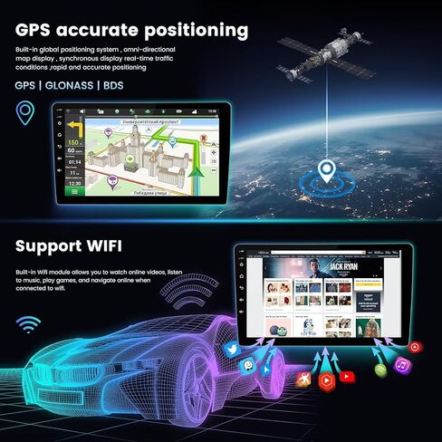 Andorid 13 8 Core 4+64GB راديو السيارة ستيريو لسيارة Dodge Ram 1500 2500 3500 2013-2019 استبدال ترقية وحدة رأس التيار المتردد التلقائي، 9 بوصات 1280x720 شاشة تعمل باللمس Car-Play/Android Auto، DSP/AM/FM/SWC/5G WiFi in Kuwait