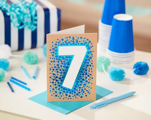 American Greetings 7th Birthday Card (Big 7) in Saudi Arabia