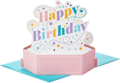 Hallmark Paper Wonder Musical Pop Up Birthday Card with Motion (Butterflies and Flowers) in Saudi Arabia
