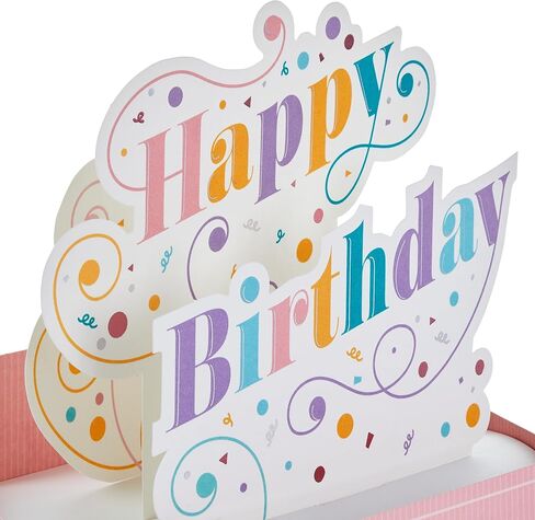 Hallmark Paper Wonder Musical Pop Up Birthday Card with Motion (Butterflies and Flowers) in Saudi Arabia