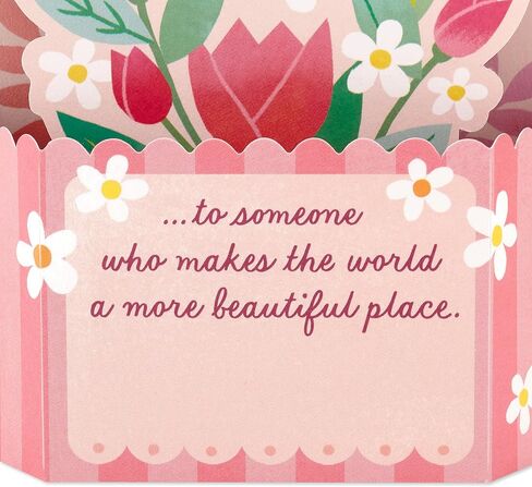 Hallmark Paper Wonder Musical Pop Up Birthday Card with Motion (Butterflies and Flowers) in Saudi Arabia