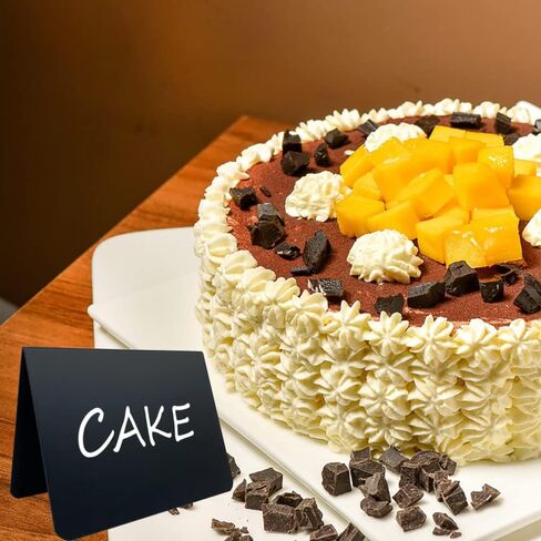 12 قطعة من لافتات السبورة الصغيرة مقاس 4 × 3 بوصة لعلامة الطباشير، لافتات الطاولة المحجوزة، سهلة الكتابة والمسح، ملصقات الطعام لبوفيه الحفلات، بطاقات المكان، ديكورات المناسبات، الزفاف، المخبز، لافتة سبورة صغيرة in Kuwait