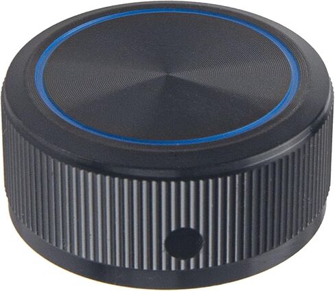 1Pcs 30 x 17mm (dh) Guitar Knob Aluminum Alloy Potentiometer Control Knob Volume Audio Electric Guitar Bass Knob Screw Type Compatible with Electric Guitar Bass (Black) in Saudi Arabia