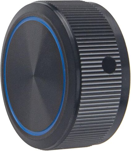 1Pcs 30 x 17mm (dh) Guitar Knob Aluminum Alloy Potentiometer Control Knob Volume Audio Electric Guitar Bass Knob Screw Type Compatible with Electric Guitar Bass (Black) in Saudi Arabia