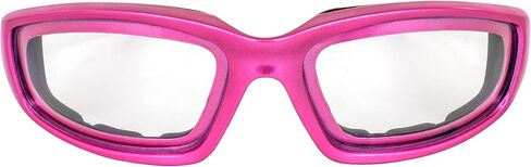 زوجان من نظارات Birdz Eyewear Oriole المضادة للضباب، نظارات ركوب الدراجات النارية للنساء، إطارات وردية وأرجوانية مقاومة للخدش مع عدسات شفافة in Saudi Arabia