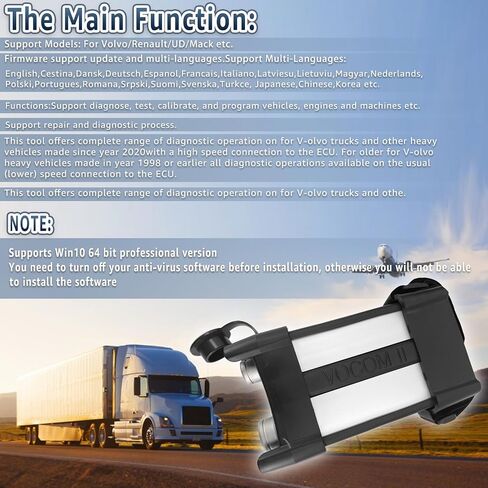 أحدث إصدار V2.8.150 لـ VOE VOCOM2 88894000 88890300V Vocom Interface حفارات الشاحنات الحافلات اليخوت أداة تشخيصية مع برنامج 2.8 SSD in Saudi Arabia