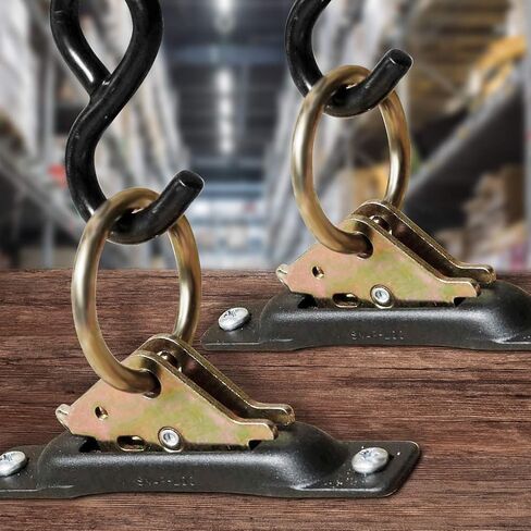 E-Track O Ring Tie Down Anchors WLL 1,500 رطل من الصلب شديد التحمل E Track Spring المناسب مع 2 في حلقة O لنظام ربط المسار الإلكتروني لتأمين البضائع في المقطورات المغلقة / المسطحة والشاحنات in Saudi Arabia