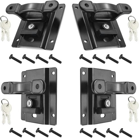 Bentolin Box Link Tie Down Anchors Cleats Bed Compatible with 2015-2023 F150 F250 F350 Bed Load Hook Reinforcement Panel with Plates Brackets Anti-Theft Screws FL3Z99000A64B FL3Z-9928408-AB, Pack of 4 in Saudi Arabia