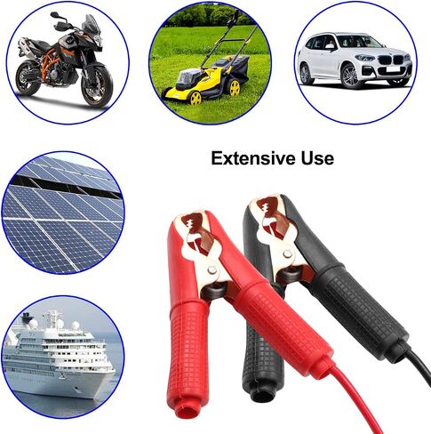 SAE Connector to Battery Clips SAE Alligator Clips 14AWG Battery Alligator Clips to SAE 12V 24V for Battery Charging Or Other Equipment (1m) in Saudi Arabia