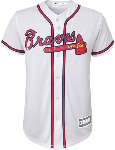 OuterStuff Ozzie Albies Atlanta Braves MLB Kids 4-7 White Home Player Jersey in Saudi Arabia